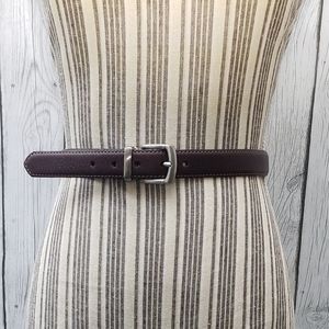 LEVI'S REVERSIBLE LEATHER BELT - BROWN/BLACK Size M(26-28)